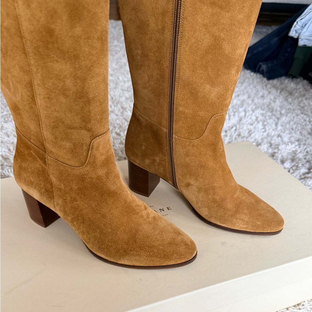NEW IN BOX - Sezane Adele boots - tan - Size 9 or EU 40 - Picture 3 of 13